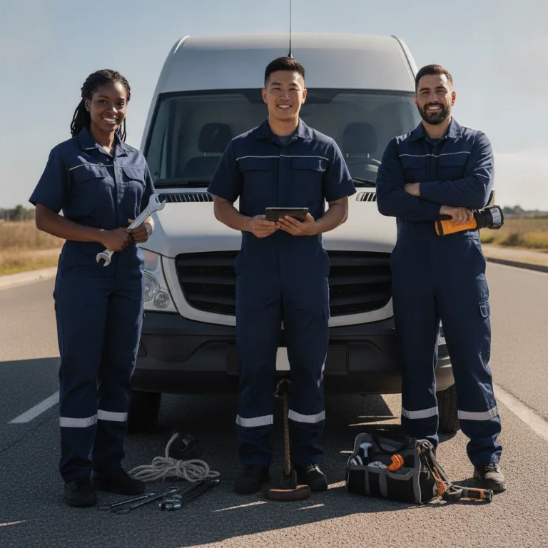 Car Towing team in Canyon Country